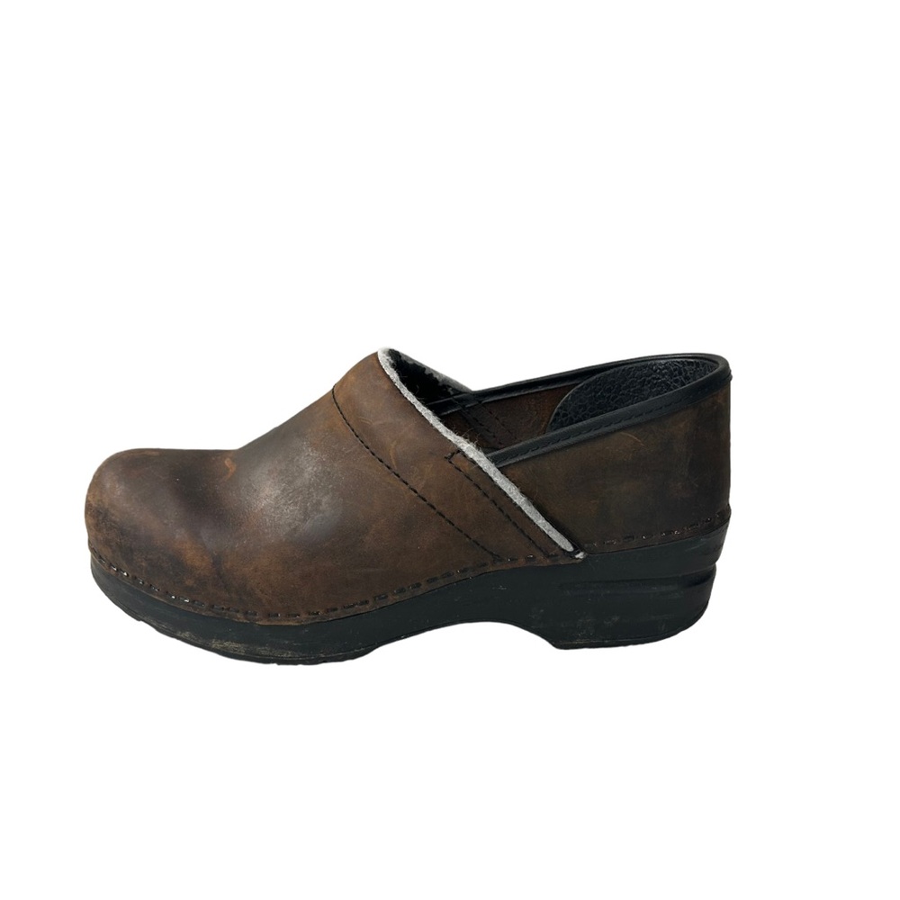 DANSKO Women’s Professional Clog Brown Leather Size 38 - Picture 11 of 14
